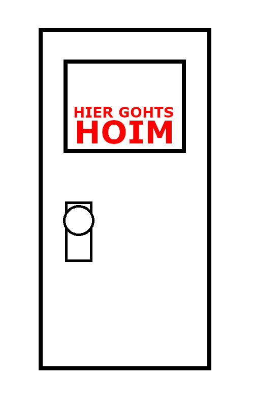 Naja, nicht wirklich heim, aber zurück...